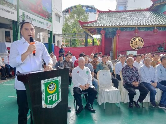 Eri Cahyadi ketika memberikan sambutan